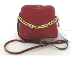 A burgundy  red Liz Claiborne crossbody bag