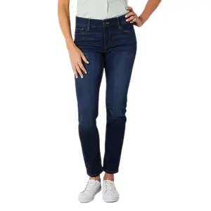 Liz Claiborne Women's Sara Mid Rise Slim Fit, Skinny Leg Jean