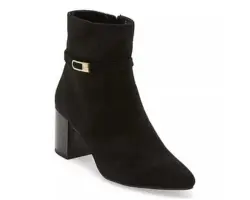 Liz Claiborne Women's Tudor Stacked Heel Booties