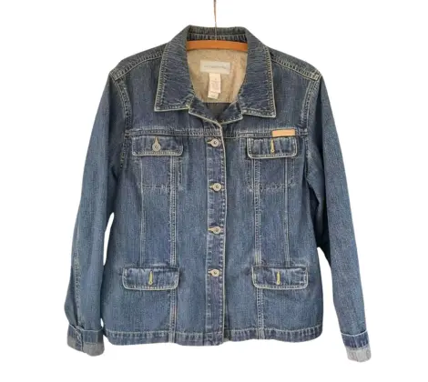 liz claiborne jean jacket​